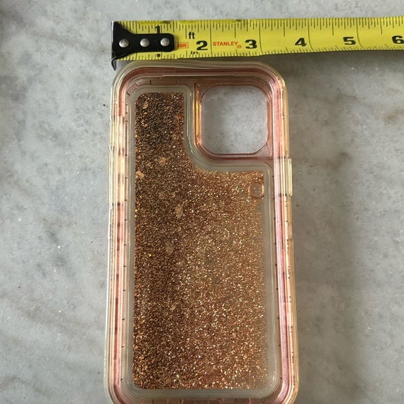 Rose Gold Heart Jewels iPhone 12 Pro Max Phone Case - Picture 5 of 5